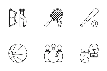 Sport Equipment 1 Icon Pack