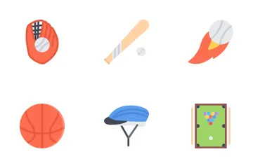 Sport Equipment Flat Icon Pack