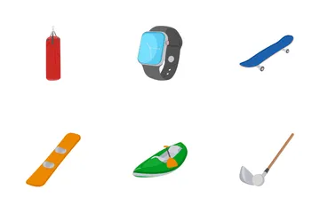 Sport Equipment Icon Pack