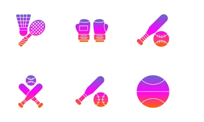 Sport Equipment Icon Pack