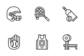 Sport Equipment Icon Pack