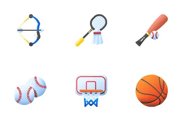 Sport Equipment Icon Pack