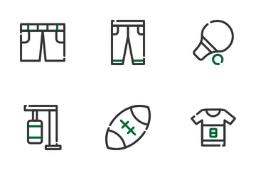 Sport Equipment Icon Pack