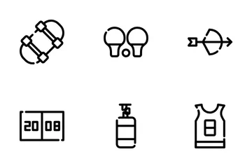 Sport Equipment Icon Pack
