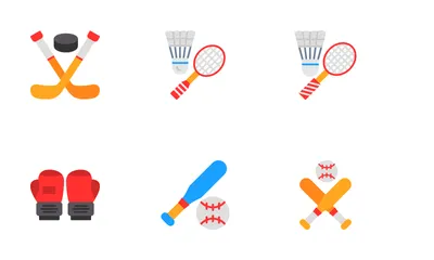 Sport Equipment Icon Pack