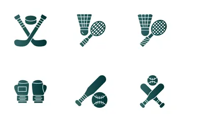 Sport Equipment Icon Pack