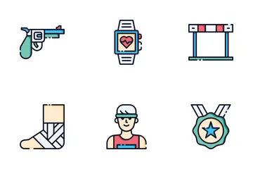 Sport Fitness And Health Icon Pack