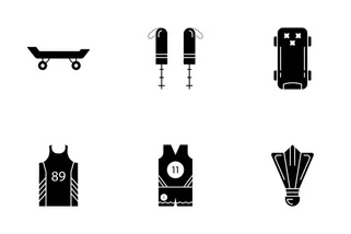 Sport Glyphs Icons