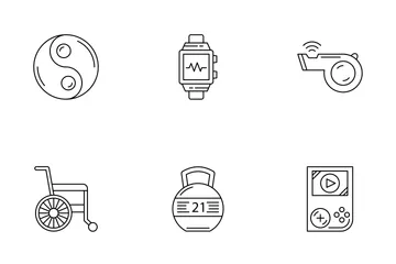 Sport Line Details Icons Icon Pack