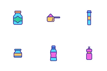 Sport Nutrition Icon Pack