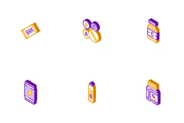 Sport Nutrition Cells Icon Pack