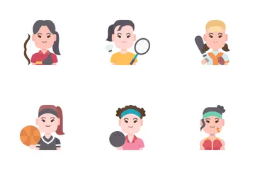 Sport Woman 1 Icon Pack