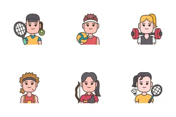 Sport Woman 1 Icon Pack