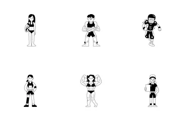 Sport Woman 2 Icon Pack