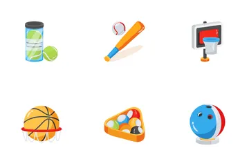 Sportausrüstung Symbolpack