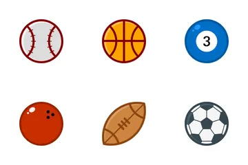 Sportlicher Ball Symbolpack