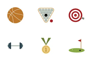 Sports And Games Vectors Icon Pack