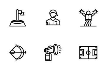 Sports Attributes And Sports Training Icon Pack
