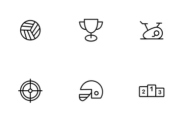 Sports Equipment Icon Pack