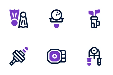 Sports Equipment Icon Pack