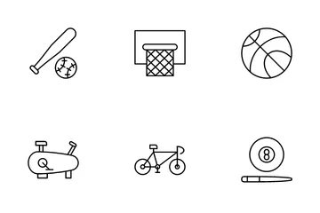 Sports Equipments Icon Pack