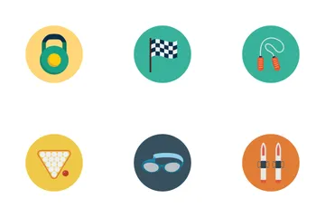 Sports Flat Icons Icon Pack