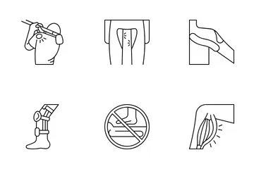 Sports Injuries Icon Pack