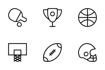Sports Line Icons Icon Pack