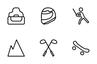 Sports Line Icons