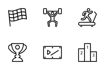 Sports Line Icons Icon Pack