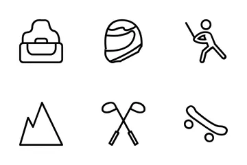 Sports Line Icons Icon Pack