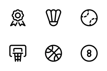 Sports Regular Icon Pack