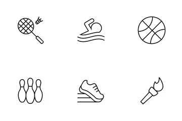Sports Thinline Icon Pack