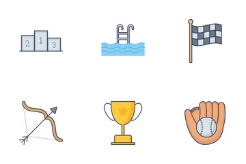 Sports Flat Icon Pack