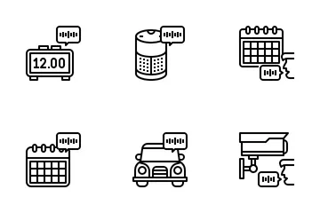 Sprachassistent Symbolpack