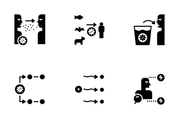 Spread Of Disease Icon Pack