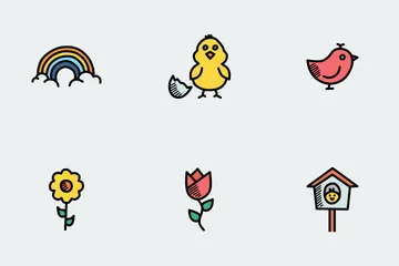 Spring Doodles Icon Pack