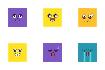 Square Emoji Icon Pack