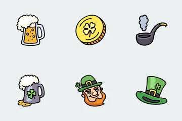 St. Patrick's Day - Der Tag des Heiligen Patrick Symbolpack