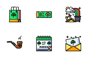 St. Patricks Tag Icon Pack