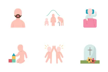 Stages Of Life Icon Pack