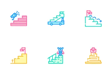 Stair And Achievement Icon Pack