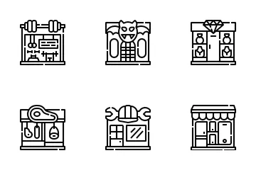 Stand Alone Shop Icon Pack