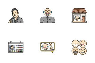 Stand Up Comedy Icon Pack