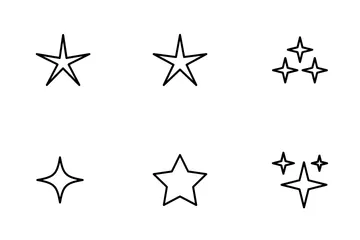 Star Shiny Bright Icon Pack