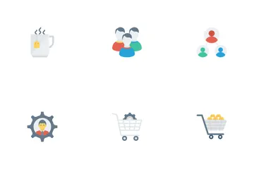 Startup & Business Flat Icons Icon Pack
