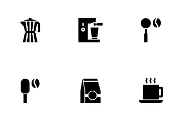 Startup Coffee Icon Pack