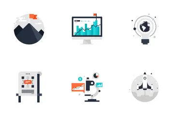 Startup e novos negócios Pacote de Ícones