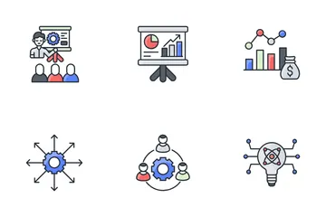 Inicio y nuevos negocios Paquete de Iconos