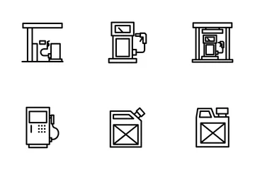 Station-essence Pack d'Icônes